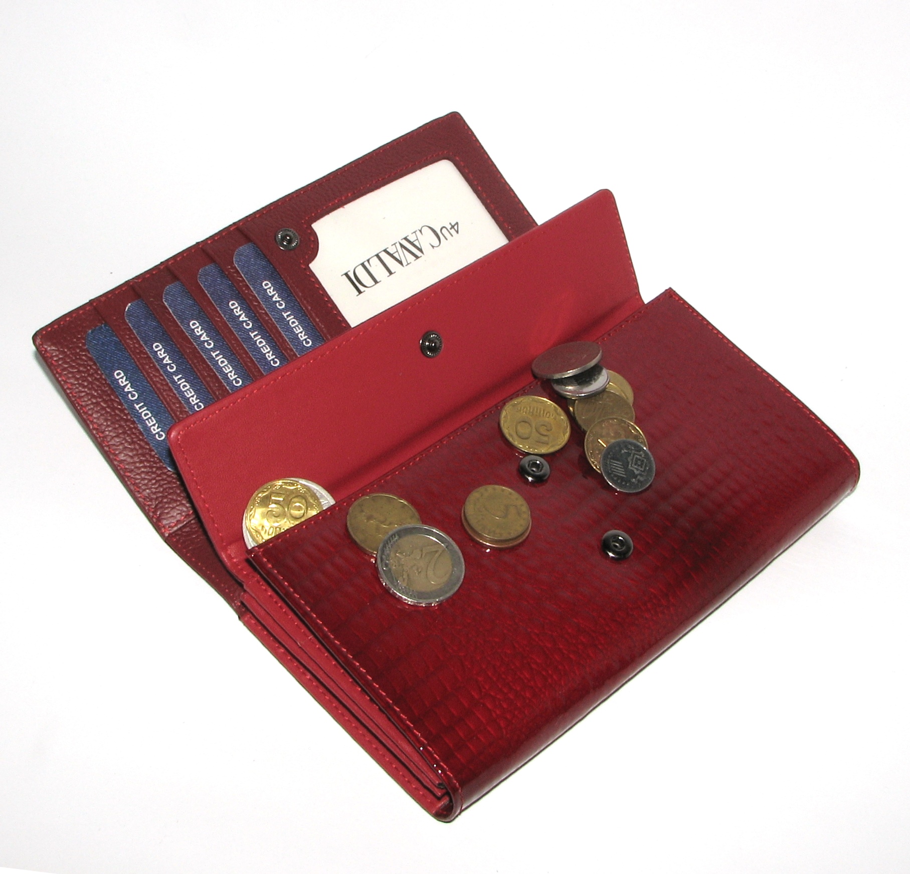 Кошелек женский Cavaldi H22-1-RS RED Кошелек женский Cavaldi H22-1-RS RED